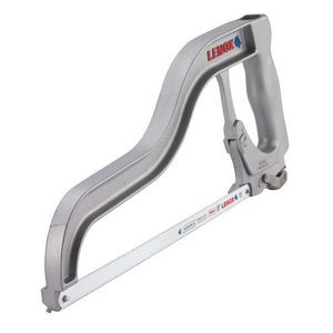 Hacksaw Blade, Low Profile, 12 in Blade Length, 2-1/2 in Throat Depth, 24 TPI or Pitch, 16 in Overall Length, Ergonomic Handle, Aluminum Handle, Metal Material Application, Silver