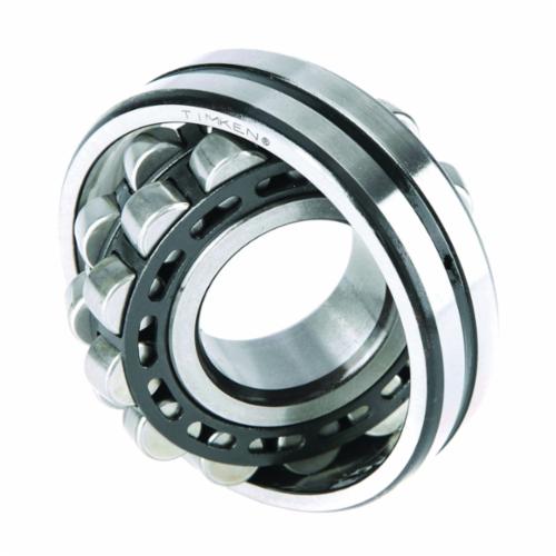 Spherical Roller Bearing, Tapered Bore Type EJ, Series: 213, 40 mm Bore Dia, 90 mm Outside Dia, 2 Rows, 23 mm Width, 113 kN Dynamic/102 kN Static, Steel Bearing, Steel Cage, 5800 RPM Grease/7100 RPM Oil Maximum, -65 to 392 °F, Polished Chrome