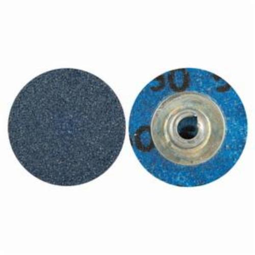 Coated Abrasive Quick-Change Disc, Series: R884P, Type TS (Type II) Attachment, 1 in Diameter Disc, Zirconia Alumina Abrasive, 60 Grit, Coarse Grade, 2-Ply Polyester Backing, Y-Weight Backing Weight, 40000 RPM Maximum