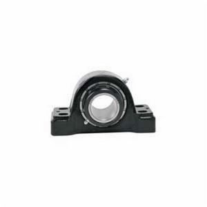 Pillow Block Spherical Roller Bearing Unit, 2-3/16 in Bore, 6-3/4 in Bolt Center-to-Center Length, 2-1/2 in Base to Bore Centerline, 8-7/8 in Overall Length, 3-5/16 in Overall Width, 5 in Overall Height, Four-Bolt Base Mounting, Round Bore, 2-9/16 in