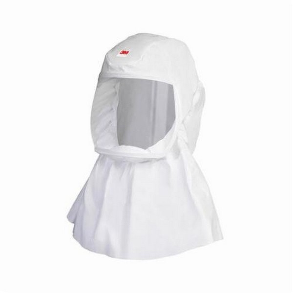 Hood Assembly, Series: S Series, S to M Size, Integrated Head Suspension, For Use With: 3M™ Powered Air Purifying and Supplied Air Respirator Systems, Nonwoven Polypropylene, White