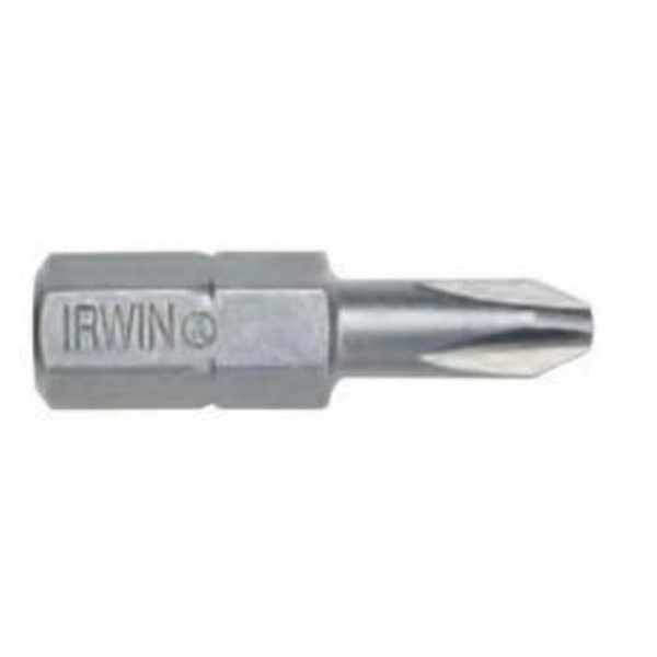 Drywall Insert Bit, #2 Point, Phillips® Point, 2 in Overall Length, Hex Shank, 43104 in Shank, Industrial Grade S2 Steel, Black Oxide
