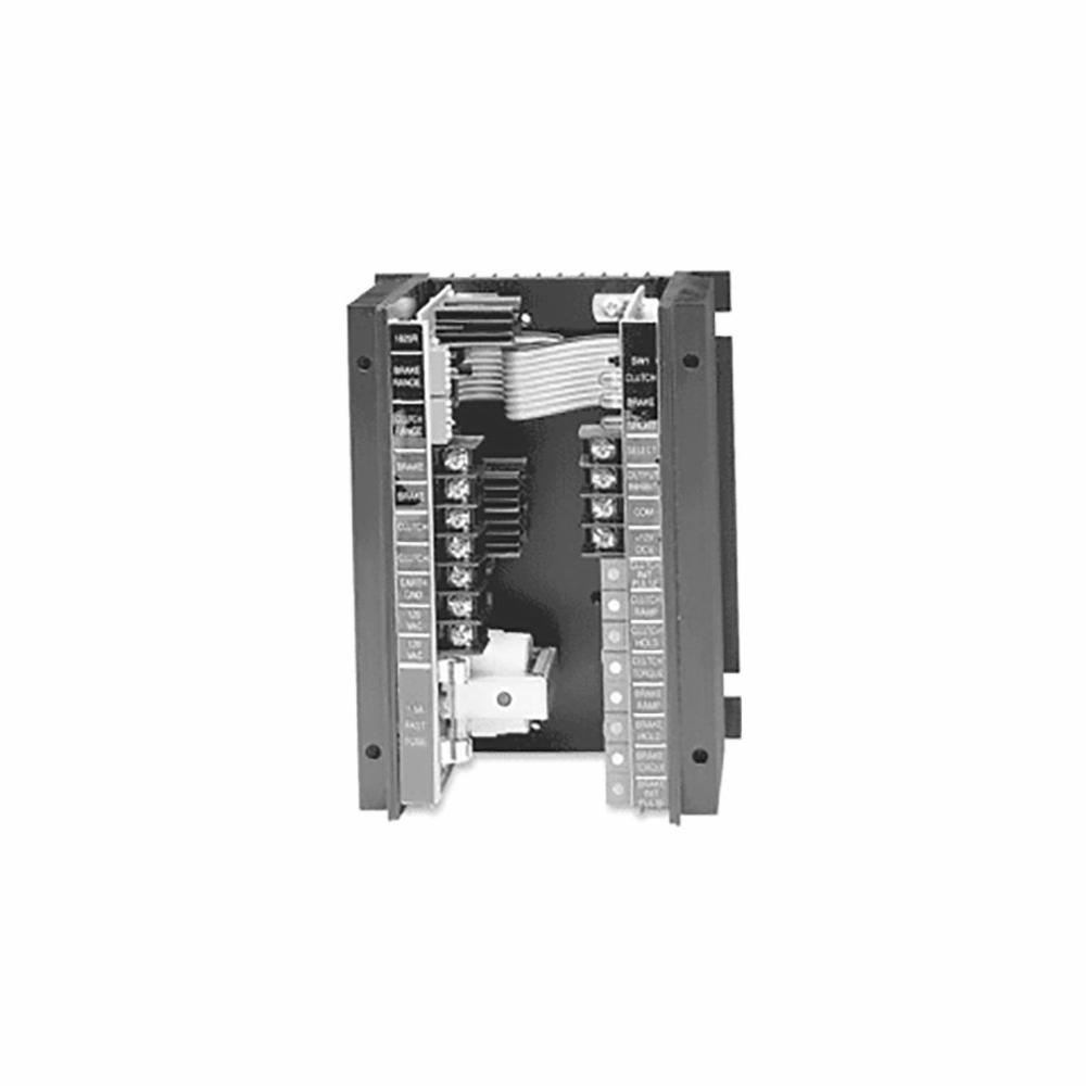 Adjustable Torque Controller, Acceleration/Deceleration Panel Mounted, Series: CBC-1825R, 120 VAC Input, 90 VDC Output, 2 Channels, For Use With: 90 VDC Clutches/Brakes, 50/60 Hz Frequency, 100 VA Input Power, 12 VDC/250 mA Auxiliary Supply, 1.5A/250