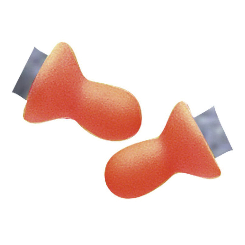 Replacement Pod, Lightweight, For Use With: QB1HYG Earplugs, Specifications: 27 dB NRR, Bell Plug, Specifications Met: ANSI S3.19-1974, EN 352-2:1993/EN-24869-1:1993, Vinyl, Orange