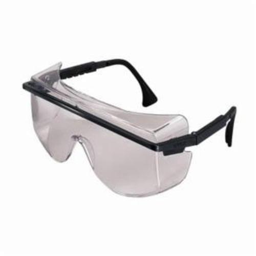 Safety Eyewear, Lightweight, Series: Astrospec® 3001, Universal Size, Ultra-Dura® Hard Coat Lens Coating, Shade 5.0 Infra-Dura® Lens, OTG Frame, Black Frame, Nylon Frame, Polycarbonate Lens, Yes % UV Protection, Cushioned/Duoflex Temple, Specifications Met: ANSI Z87.1-1989, ANSI Z87.1-2003, CSA Z94.3, CA 18828, Military V0