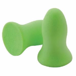 Disposable Ear Plug, Single Use Uncorded, Series: Meteors®, 33 dB Noise Reduction Rating, Contoured, Universal, Green Plug, Soft Foam Plug