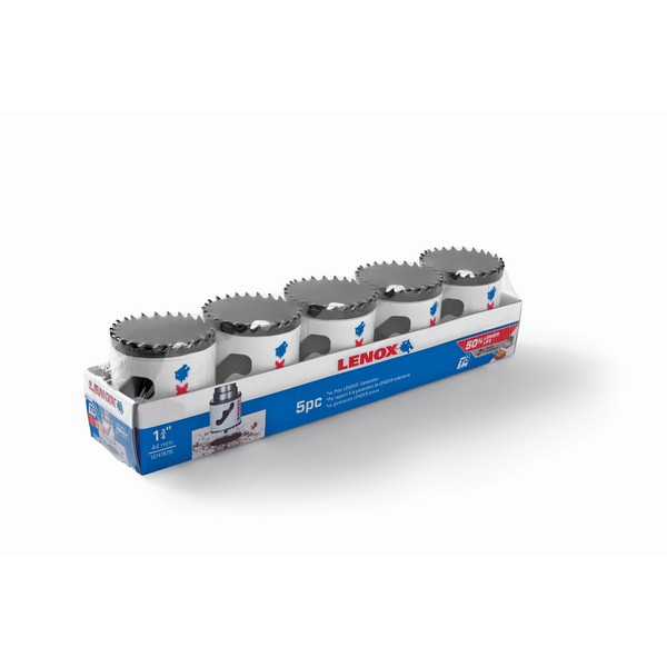 Hole Saw, Contractor's, 1-3/4 in Dia, 1-1/2 in Cutting Depth, HSS/Bi-Metal Cutting Edge, HSS/Bi-Metal Body, Toothed Cutting Edge, Use Arbor: 2L, 3L, 6L and 7L Standard, Applicable Materials: Ferrous and Non-Ferrous Metals