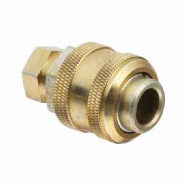 Compressed Air Coupler, Extra Heavy Duty Standard, 1/4 in Female NPTF, Zinc Dichromate, Stainless Steel