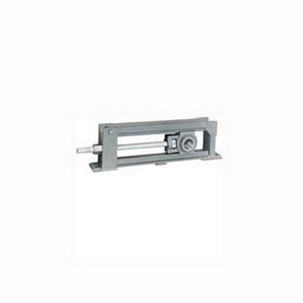 Take-Up Frame, Series: CP Series, 24 Inch Travel, 42-1/2 Inch Overall Length, 4 Inch Base Width, 40-1/2 Inch Bolt Center-to-Center Length, 4-3/8 Inch Height to Center Line, 502 Center Pull Frame, Carbon Steel, Standard Paint