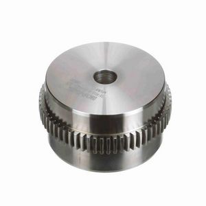 Flexible Hub, 2-1/2 Coupling, 3-1/2 Inch Bore Diameter, 4-7/8 Inch Diameter, 7900 RPM Maximum, 3-1/32 Inch Length Through Bore, Carbon Steel