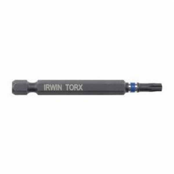 Impact Power Bit, Heavy Duty, T30 Point, Torx® Point, 38020 in Overall Length, 1/4 in Drive/Shank, Cold Forged High Grade Steel, Black Oxide