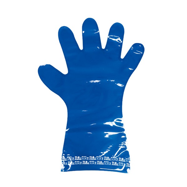 Chemical Resistant Gloves, Series: Permeation Series, L Size, Blue, Resists: Volatile Solvents