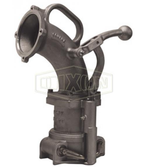 Tank Fitting, Dual Point, Fitting/Connector: 90 deg Elbow, Aluminum, 17-1/4 in H Dimensions