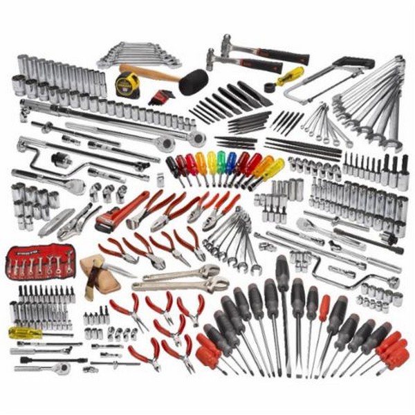 Master Technician Maintenance Tool Set, Advanced Metric/SAE, 1/4 in, 3/8 in, 1/2 in Drive, 334 Piece, For Use With: 1/16 to 1-1/2 in and 9 to 19 mm Fastener