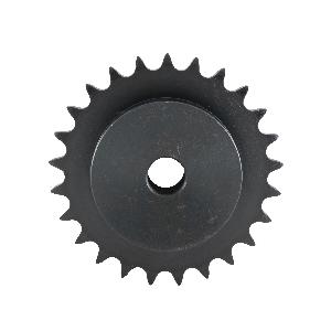 Single Pitch Roller Chain Sprocket, Plain Bore Type A, 1-1/4 in Bore Dia, 6.99 in Outside Dia, #120 Chain, 13 Teeth, 1-1/2 in Pitch, 6.269 in, 5/16 in Screw, 1/4 x 1/8 in Keyway, Carbon Steel