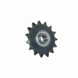 Ball Bearing Idler Roller Chain Sprocket, 5/8 In Dia. Bore, 3.315 In OD, 50 Chain, 15 Teeth, Steel