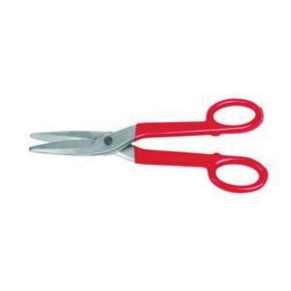 Combination Snip, Heavy Duty, Cutting Capacity: 18 ga Cold Rolled Steel, 22 ga Stainless Steel, 3-7/8 in Length of Cut, Straight Snip Type, 14 in Overall Length, Non-Serrated Blade, 3-7/8 in L Blade, Steel Blade, Straight Handle, Plastisol Handle, So