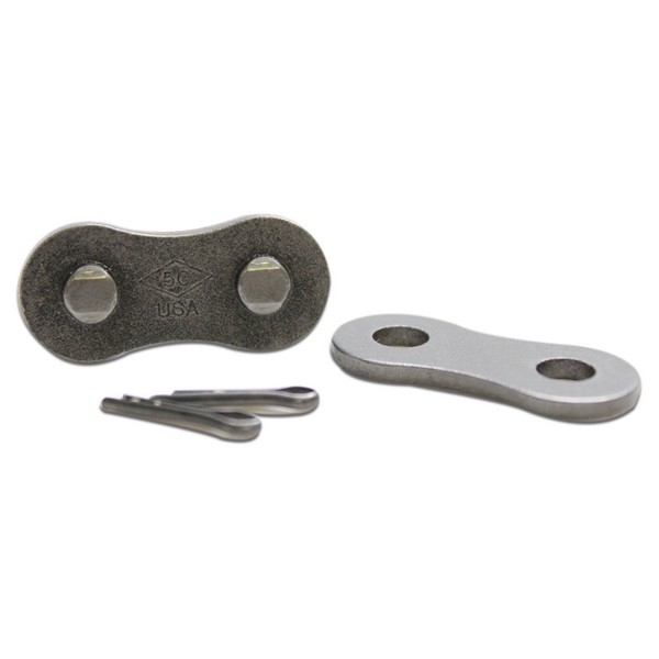 Cottered Connecting Link, 3/4 Inch Pitch, 60 Chain, Carbon Steel