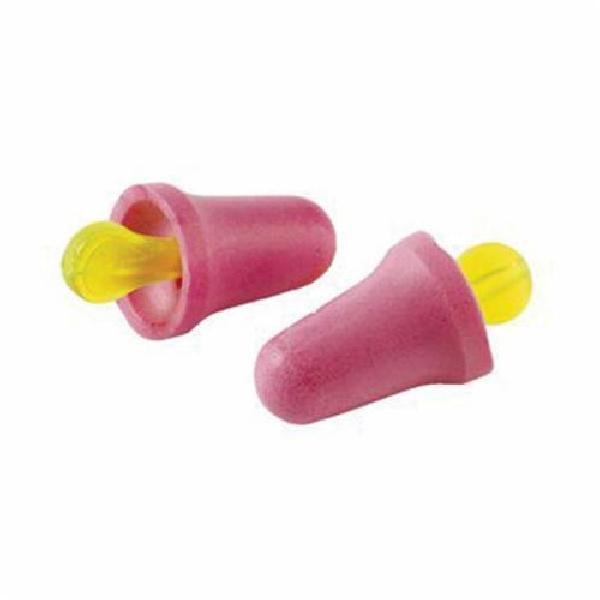 Earplugs, Uncorded, Series: No-Touch, Uncorded Design, 29 dB Noise Reduction, Push-to-Fit Shape, Universal Size, Purple Plug, Soft Polyurethane Foam Plug, Specifications Met: CSA Class AL, Disposable/Reusable: Disposable
