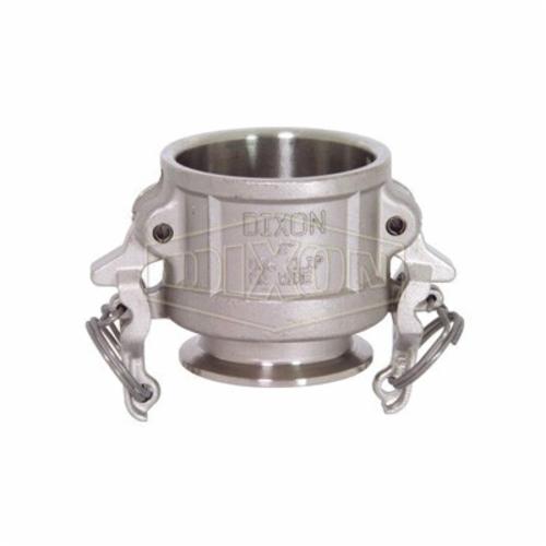 Cam and Groove Coupler, Coupling Fitting/Connector, 2 Inch Nominal, Coupler x Clamp End Style, 316 Stainless Steel