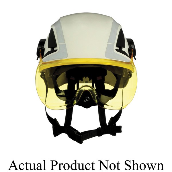Visor Short, For Use With: SecureFit™ X5000 Series Safety Helmets, Amber Visor, Polycarbonate Visor, Specifications Met: ANSI Specified, CSA Certified