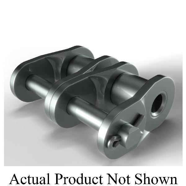Spring Clip Offset Link, 5/8 Inch Pitch, 50-2 Chain, Double Strand, Carbon Steel
