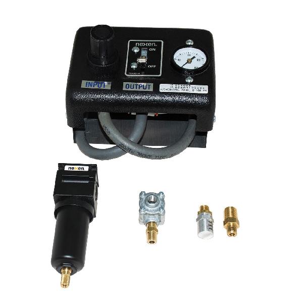 Control Kit, Specifications: 1/4 in NPT Port, 1/8 in In-Line Mount, 0 to 100 psi Operating Pressure, 0.266 in Dia Orifice, Manual Return, Wire Ends/Conduit Connection, 0.055 Cv Factor, Manual Actuation
