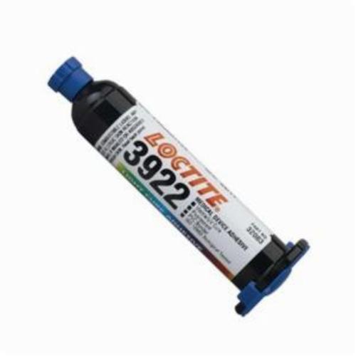 Light Cure Adhesive, 1-Part, Series: AA 3922™, Syringe Container, 25 mL Container, Acrylic Base, Composition: Acrylate Monomer, N,N-Dimethylacrylamide, Substituted Silane, Diphenyl-2,4,6-Trimethylbenzoyl Phosphine Oxide, <gt/>60 s Functional Cure, 30