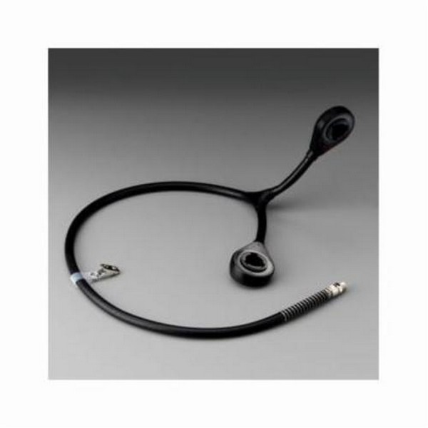 Breathing Tube, Low Pressure, Series: SA-1000, For Use With: 3M™ SA-1000LP Dual Airline Front Mounted Low Pressure Adapter Kits, Specifications: 50/100 cfm, Vinyl, Black