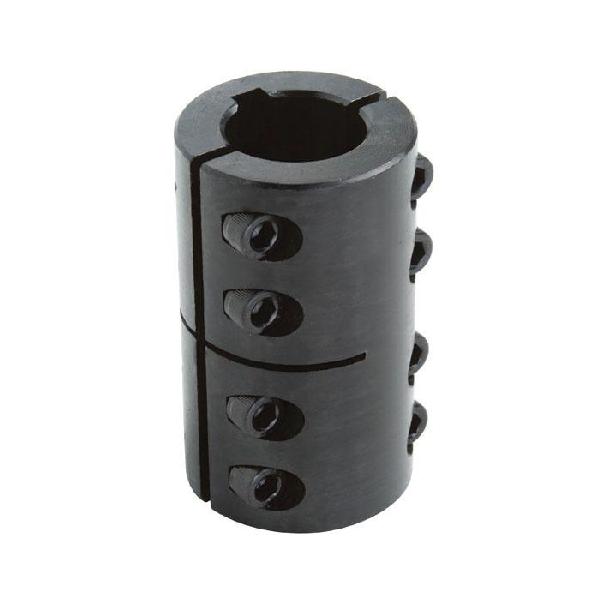 Clamping Coupling, 2-Piece Industry Standard, Series: 2MISCC, 8 mm Bore, 24 mm OD, 35 mm Overall Length, 18 in-lb Torque, Steel, Black Oxide