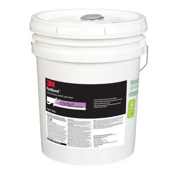 Contact Adhesive, High Strength Non-Flammable, Pail Container, 5 gal Container, Polychloroprene Base