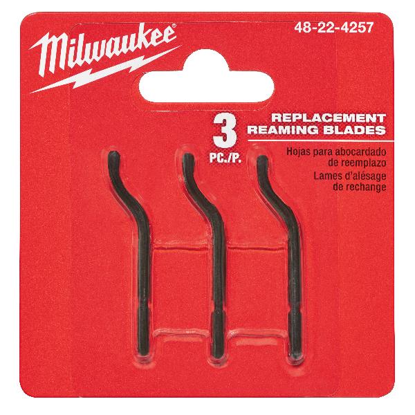 Replacement Reaming Blade, 3-Piece, For Use With: Constant Swing Copper Tubing Cutter, Black Oxide