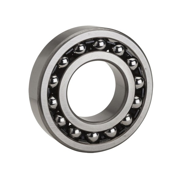 Self-Aligning Ball Bearing, Tapered Bore, Series: 12 Series, 20 mm Bore Dia, 47 mm Outside Dia, 2 Rows, 14 mm W, Open Closure, 10000 N, High Carbon Chrome Steel Bearing, Nylon Cage, 14000 rpm Grease/17000 rpm Oil Maximum, -40 to 120 °C