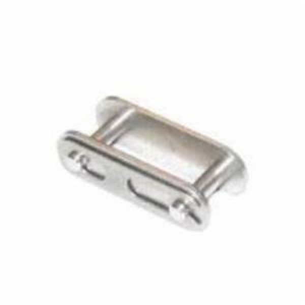 Roller Conveyor Chain Link, Double Pitch Spring Clip, Series: C2040, 1 in Pitch, 0.156 in Pin Dia, 0.472 in Link Plate Height, 0.06 in Link Plate Thickness, 600 Stainless Steel