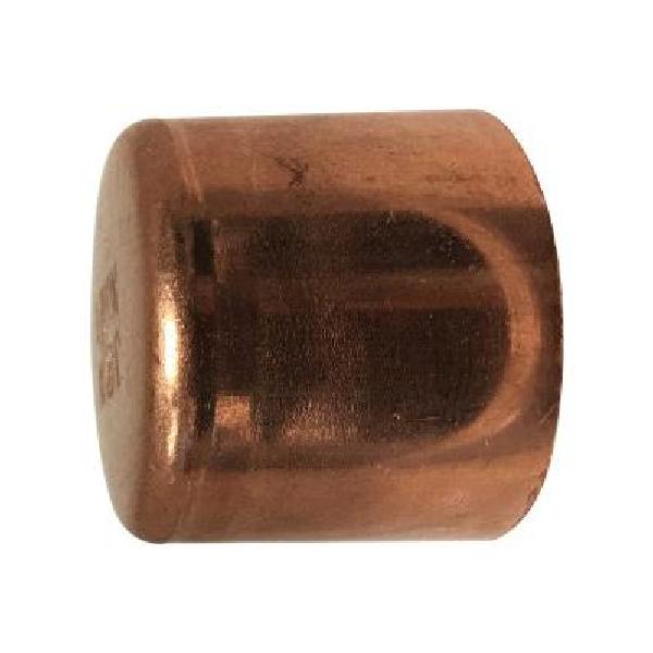 Cap, Cap Fitting/Connector, 1/2 Inch Nominal, 500 psi at 100° Pressure, 32 to 200 °F, ASTM B 88/ASTM B 306/A 306/Alloy C12200 Copper, Domestic