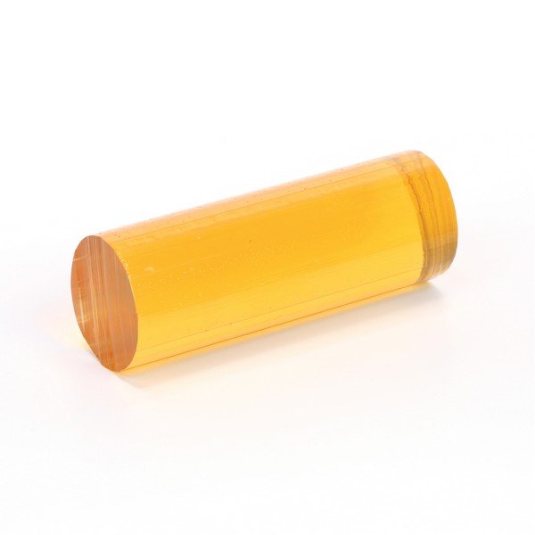 Hot Melt Adhesive, 1 Inch Diameter, 3 Inch Length, Bonds To: Electronics, Lightweight Substrates, Polypropylene, Vinyl and Wood, -20 to 310 °F, 25 s Application Time, 24 hr Curing, Amber