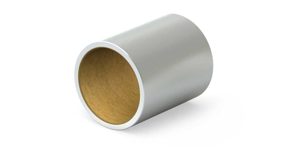 Sleeve Bearing, Frelon GOLD Liner, Series: PS, 1-1/4 in Bore, 1-1/2 in OD, 1.5 in Width, 7434 lb Load, -400 to 400 °F, 3000 psi Maximum, 300 sfm Maximum Velocity, 20000 psi x ft/min Maximum PV, Aluminum Alloy Bearing