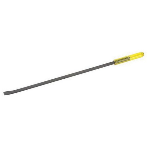 Pry Bar, Curved, 5/8 in Tip Width, 36 in Overall Length, 3/4 in Overall Width, 5/8 in Dia, 4-Sided Large, Acetate Handle, High Alloy Steel, Black Oxide
