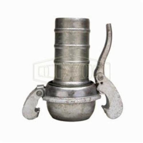 Quick Connect Fitting, Type B, Fitting/Connector Type: Quick-Connect, 3 Inch Nominal, Male x Hose Shank End Style, Steel, Galvanized, Domestic