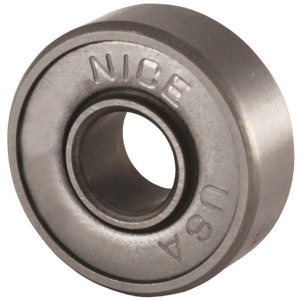 Precision Deep Groove Ball Bearing, Filling Slot, Series: 3000®, 5/16 in Bore, 7/8 in OD, 1 Rows, 0.2813 in Width, Double Shield Closure, 255 lb Load, 52100 Steel Bearing, Nylon Cage, 2500 RPM Maximum, 300 °F, Chrome Steel