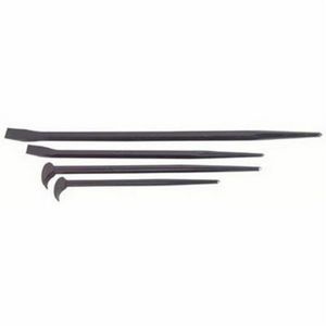 Pry Bar Set, Lengths Included: 12 in, 16 in, 18 in, 24 in, 4 Piece, High Carbon Steel, Black Oxide