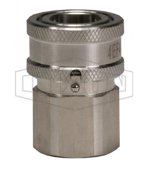 Coupler, Series: E-Series, 1-1/2 in Hex, -40 to 250 °F, 303 Stainless Steel