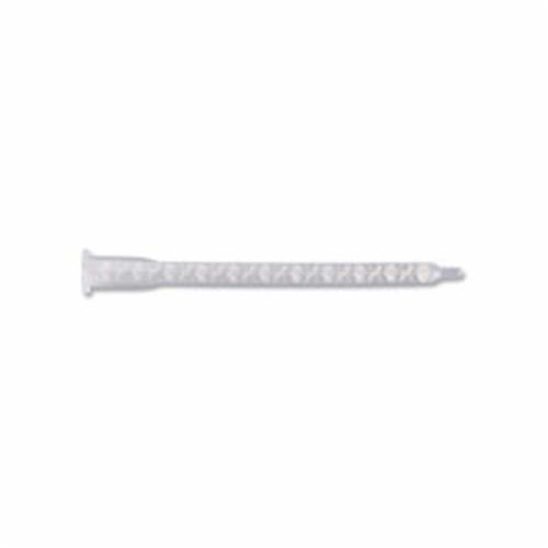 Static Mix Nozzle, Luer Tip, Specifications: 21 Elements, 6.3 mm ID x 6 in L, 1:1/2:1/4:1 Mix Ratio, For Use With: 50 mL A Style Cartridges