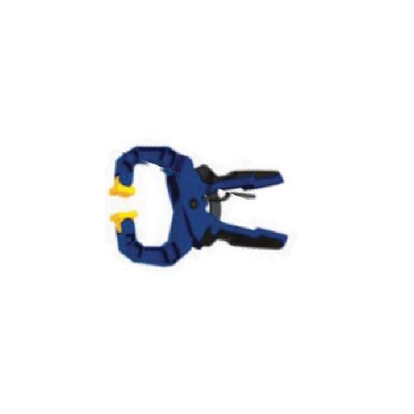 HANDI-CLAMP® Hand Clamp, Heavy Duty, 2 in Throat Depth, 2 in Jaw Opening, Steel, Blue