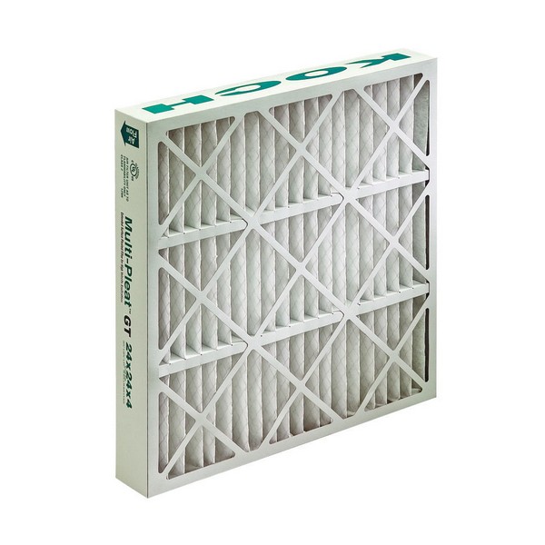 Pleated Panel Air Filter, High Capacity, Series: Multi-Pleat™ GT, 16 in Width, 2 in D, 20 in Height, MERV: MERV 8, Beverage Board Frame, 30 to 35% Efficiency, Synthetic Media, Domestic