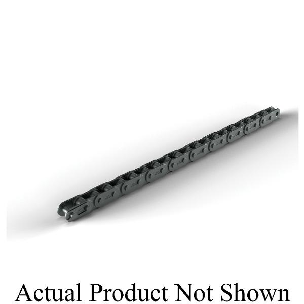 Riveted Roller Chain, 1 Inch Pitch, 80 Chain, 1-Strand, 10 Foot/Box, Carbon Steel