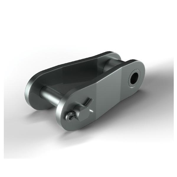 Conveyor Offset Link, Double Pitch, C2080H Chain, 2 in Pitch, 0.312 in Pin Dia, 0.89 in Link Plate Height, 0.156 in Link Plate Thickness