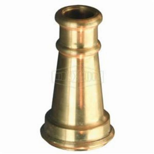 U/L Play Pipe Tip, U/L Play Pipe Tip Fitting/Connector, 1-1/2 Inch Orifice Nominal, 100 psi Pressure, Brass, Satin, Domestic