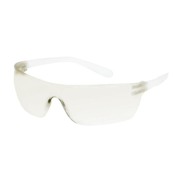 Safety Glasses, Single, Universal Size, Anti-Scratch Lens Coating, Gray Lens, Rimless Frame, Clear Frame, Polycarbonate Frame, Polycarbonate Lens, 99.99% UVA/UVB UV Protection, Spatula Temple, Specifications Met: ANSI Z87.1-2015