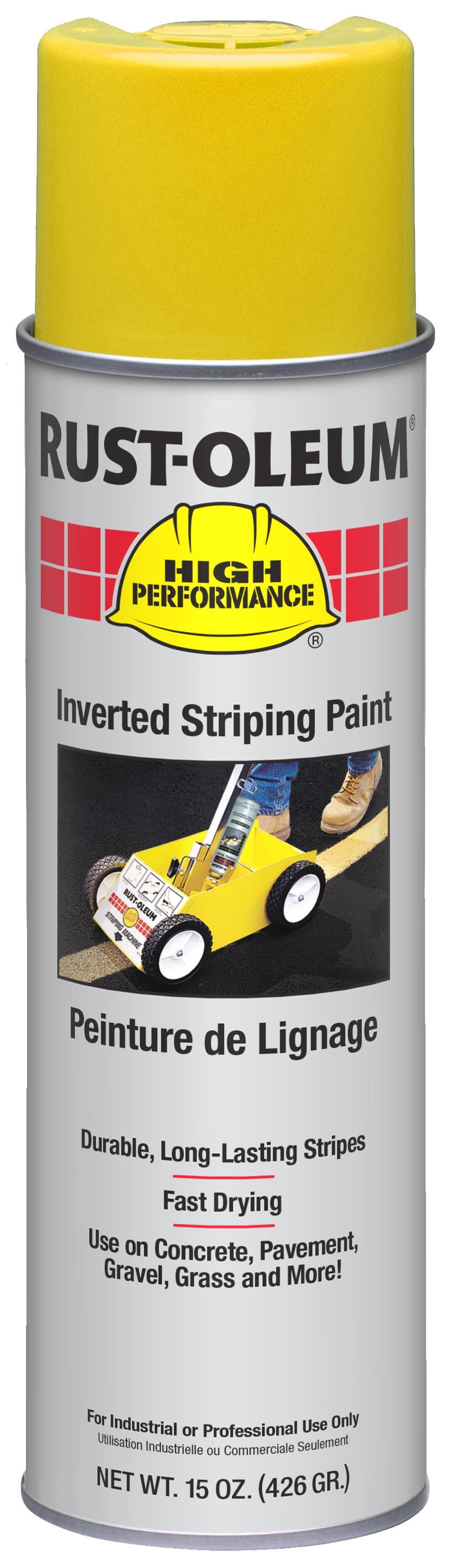 Striping Paint, Series: 2300 System, 18 oz Container, Aerosolized Mist Form, Yellow, Chemical Composition: Acetone/Propane/n-Butyl Acetate/n-Butane/Xylenes (o-, m-, p- Isomers)/Titanium Dioxide/Ethyl 3-Ethoxypropionate/Ethylbenzene, Solvent Like Odor/Scent